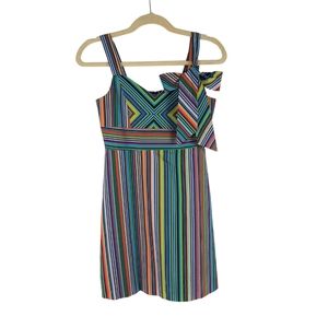 Milly Mini Ruby Stripe Multi Color Dress for Girls